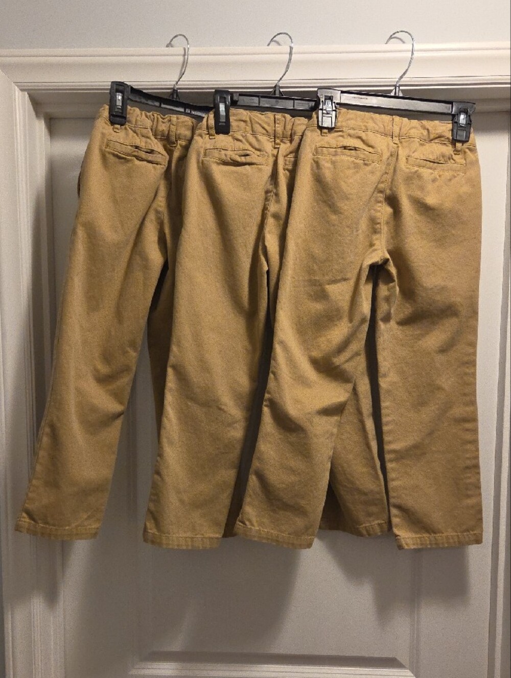 Boys The Children's Place Khaki Chino Pants - 3 Pack - Picture 5 of 5